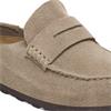 Birkenstock Naples Wrapped Suede Clog - Taupe